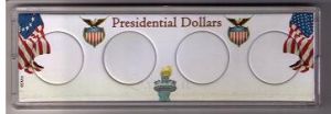 Presidential Dollars 4 Hole 2x6 snapcase