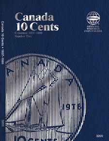 Whitman Coin Folder #3203 Canadian 10 Cents Volume 2 1937-1989