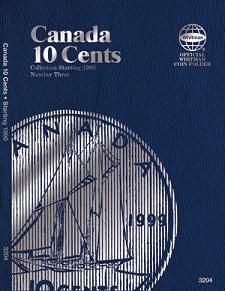 Whitman Coin Folder #3204 Canadian 10 Cents Volume 3 1990-2010
