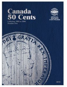 Whitman Coin Folder #4010 Canadian 50 Cents Volume 2 - King Edward VII & George V 1902-1936