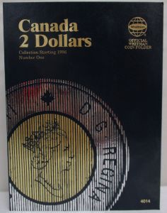 CLOSE OUT Whitman Coin Folder #4014 Canadian Two Dollars Volume 1 Starting 1996