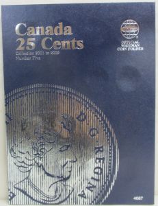 Whitman Coin Folder #4087 Canadian 25 Cents Volume 5 2001-2009