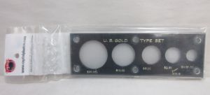 Capital #415B U.S. Gold Type Set for 5 Coins with Small Dollar