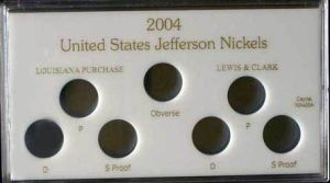 Capital #MA435A 2004 Lewis & Clark Nickels