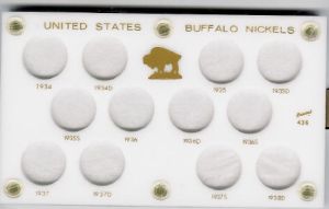 Capital 436 Buffalo Nickel 1934-1938D