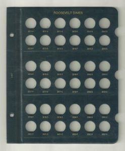 Whitman Classic Roosevelt Dime Dated Page 2011-2022 #4447