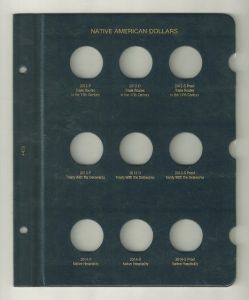 Whitman Classic Native American Dollar Dated Page 2012-2014 #4450