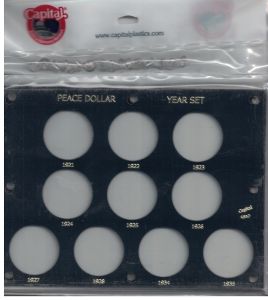 Capital 452P Peace Dollar Year Set 1921-1935