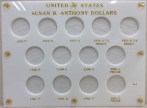 CLOSE OUT Capital #454 Susan B Anthony Set (13 coins) WHITE