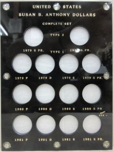 CLOSE OUT Capital #454A Susan B. Anthony Set (14 coins) BLACK