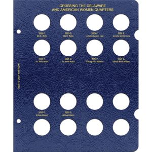 Whitman Classic Crossing the Delaware & American Women Quarters Page 3 Dated 2025 P Wells - 2025 D Gibson Update Page #5209 for #4949 Album