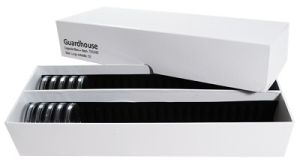 Double Row Coin Capsule Storage Box for 50 Large Round Holders 
