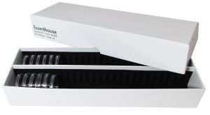 Double Row Coin Capsule Storage Box for 50 Medium Round Holders