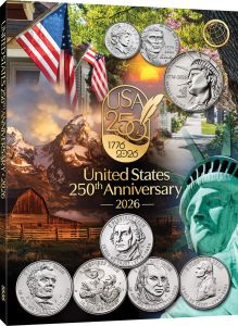 New Whitman Coin Folder United States 250th Anniversary Collection 2026 (Single Mint) #5535