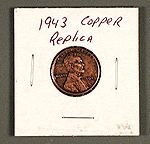 1943 Copper Penny Replica