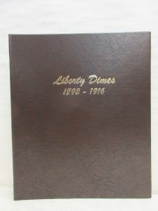 Dansco Coin Album #7121 Liberty (Barber) Dimes 1892-1916