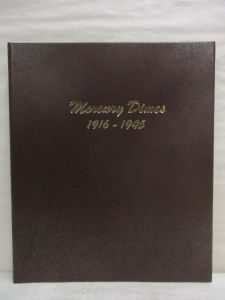Dansco Coin Album #7123 Mercury Dimes 1916-1945