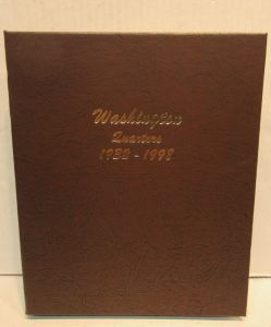 Dansco Coin Album #7140 Washington Quarters NO PROOFS 1932-1998