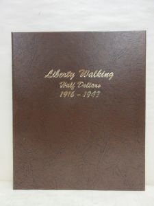Dansco Coin Album #7160 Liberty Walking Half Dollars 1916-1947