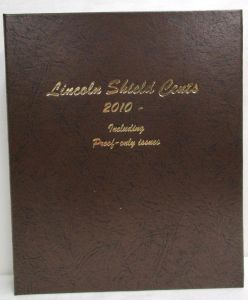 Dansco Coin Album #8104 Lincoln Shield Cents with Proofs (P, D & S Mints) Starting 2010