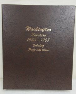Dansco Coin Album #8140 Washington Quarters with Proofs 1932-1998 (P, D & S Mints)