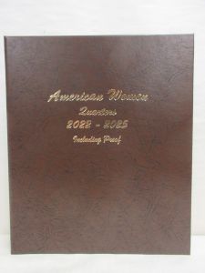 Dansco Coin Album #8141 American Women Quarters with Proofs 2022-2025 (P, D, S & S Silver)