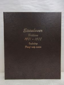 Dansco Coin Album #8176 Eisenhower Dollars with Proofs 1971-1978