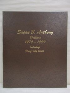 Dansco Coin Album #8180 Susan B. Anthony Dollars with Proofs 1979-1999