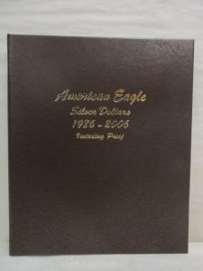 Dansco Coin Album #8181 American Silver Eagle with Proofs 1986-2006