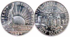 1986 Statue of Liberty Half Dollar BU