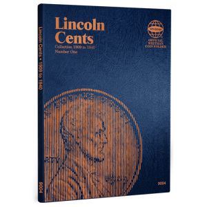 Whitman Coin Folder #9004 Lincoln Cents Volume 1 1909-1940