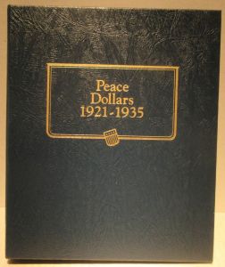 Peace Dollars 1921-1935 3 page Whitman Classic Album #9130