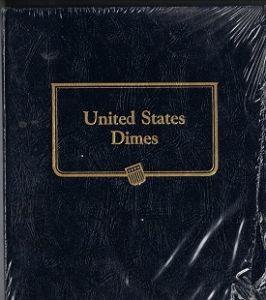 United States Dimes 3 page Whitman Classic Album #9134