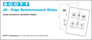 Scott 2-post Page Reinforcement strips for Scott International Albums #ACC106