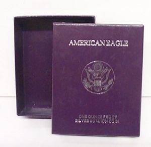 Outer Box for Proof Eagles 1986-1993