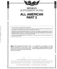 2005 thru 2007 Minkus All American Part 2 Stamp Supplement (U.S. Postal Stationery) MAA207