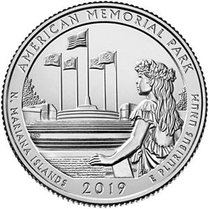 2019 P American Memorial Park National Park Quarter