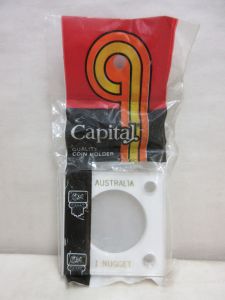 CLOSE OUT Capital #144 2x2 Australia Gold 1 Nugget Coin Holder WHITE