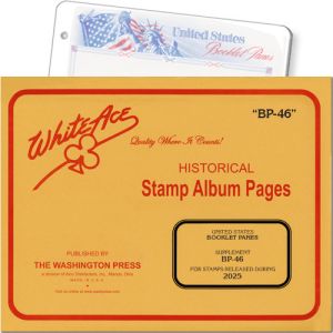 White Ace Supplement US Booklet Panes 2025 "BP46"