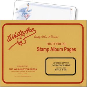 White Ace United States Commemorative Blank Pages S-201