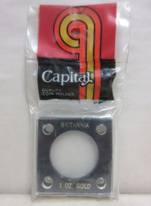 CLOSE OUT Capital #144 2x2 Great Britain Gold 1oz Britannia Coin Holder BLACK