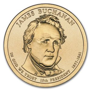 2010 D James Buchanan Presidential Dollar