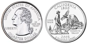 California State Quarter 2005 Philadelphia Mint
