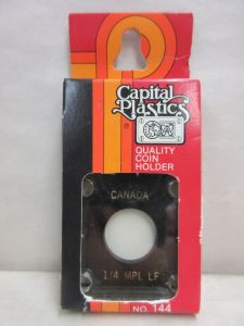 CLOSE OUT Capital #144 2x2 Canada Gold 1/4oz Maple Coin Holder BLACK