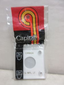 CLOSE OUT Capital #144 2x2 Canada Gold 1/4oz Maple Coin Holder WHITE