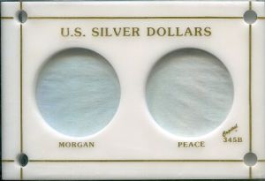 Capital #345B U.S. Silver Dollars Morgan & Peace (2 Coins)