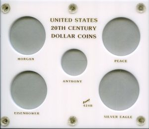 Capital #424B 20th Century Type Dollar Coins (5 Coins)