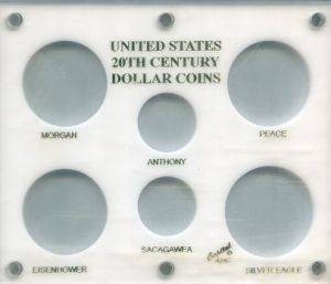 Capital #424C 20th Century Type Dollar Coins (6 Coins)