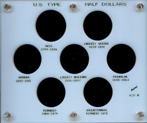 Capital #429B U.S. Type Half Dollars