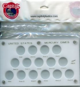Capital 436A Mercury Dimes 1941-1945S